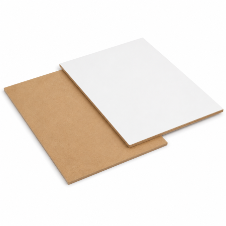 HDF lacuit alb o fata pentru placarea peretilor laterali 2.5mm, 2850 x 2070 mm